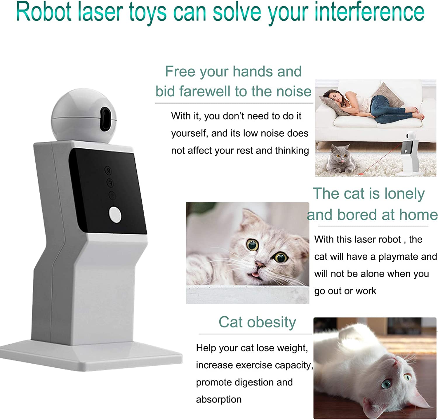 Cat's Automatic Interactive Laser Toy